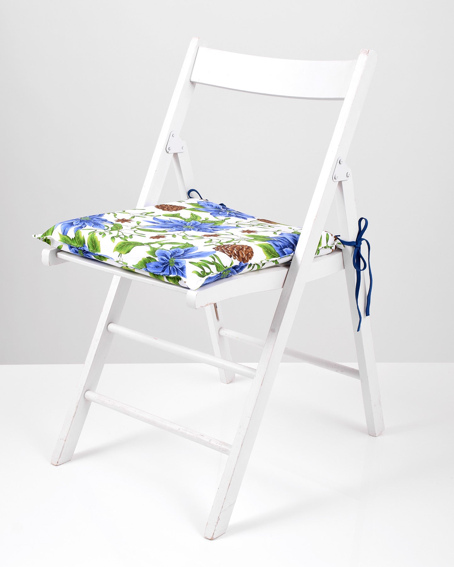 Cuscino sedia STELLA DI NATALE BLU