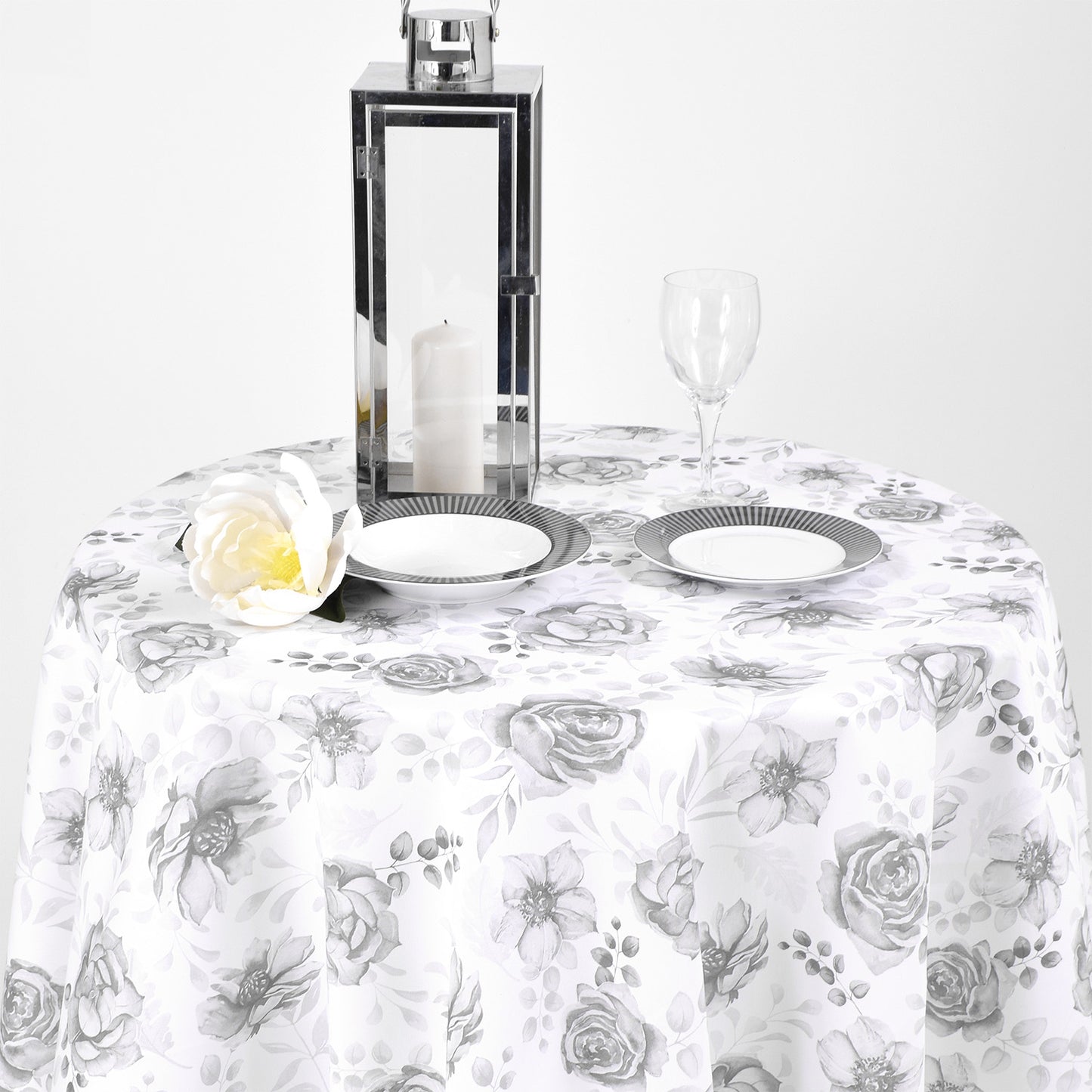 Tovaglia SHABBY CHIC GREY ALL-OVER