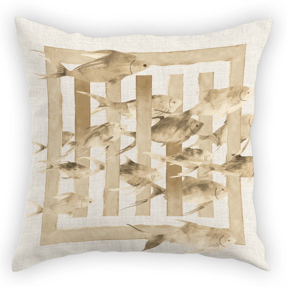 Cuscino arredo TRAME DI MARE BEIGE