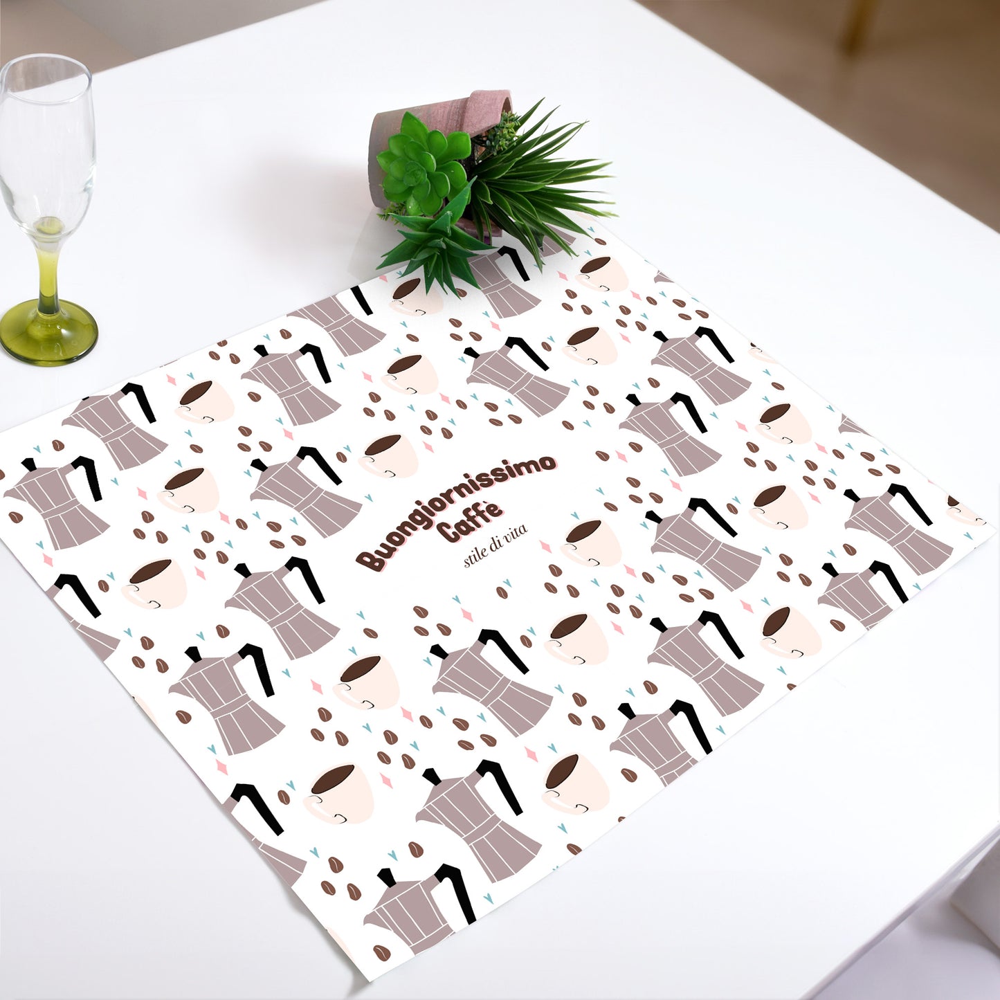 Tovaglietta americana "BUONGIORNISSIMO CAFFÈ"