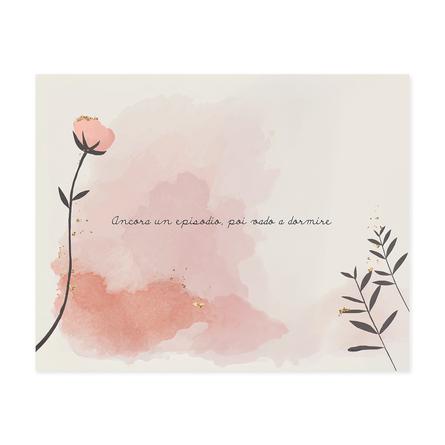 Tovaglietta americana "ANCORA UN EPISODIO E POI VADO A DORMIRE"