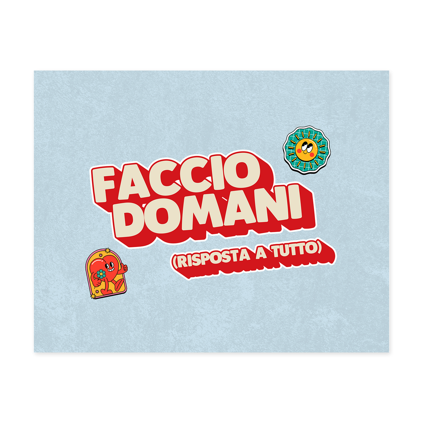 Tovaglietta Trend Americana "FACCIO DOMANI"