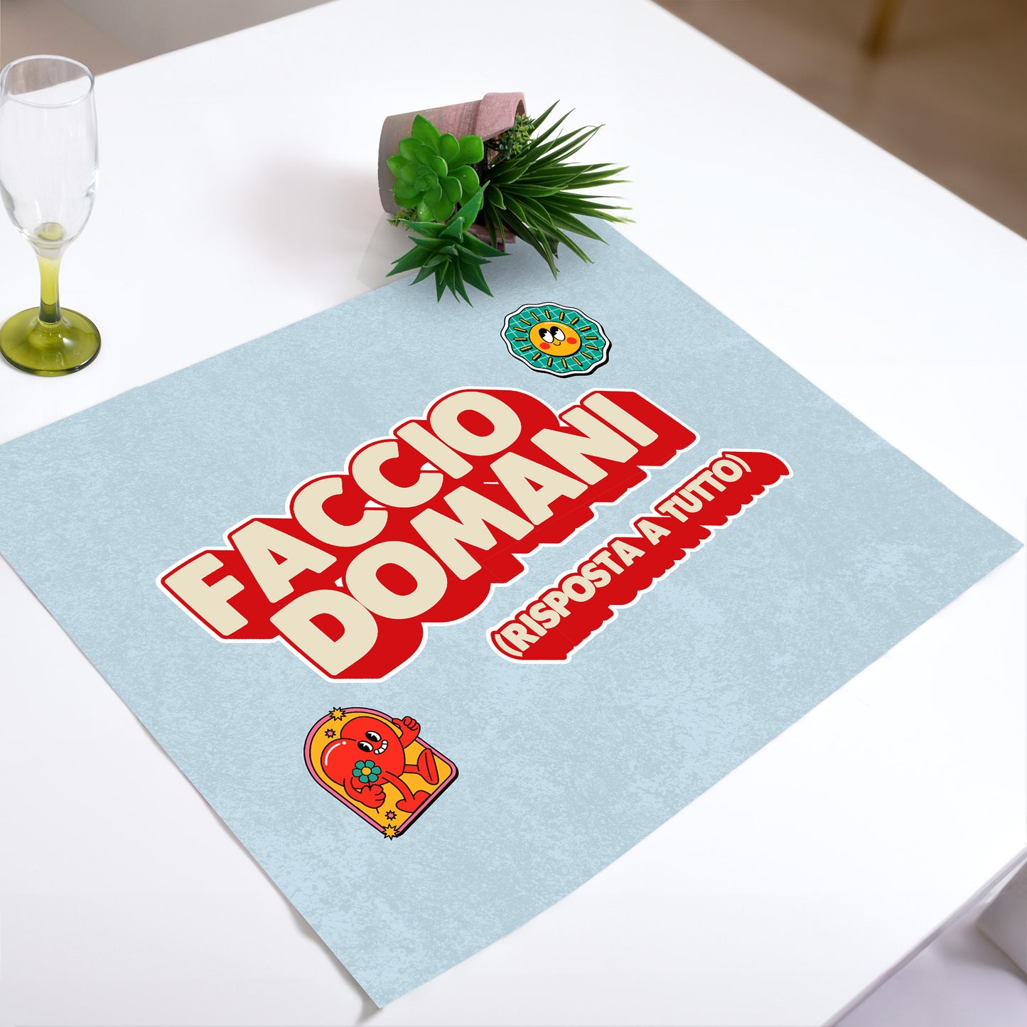 Tovaglietta Trend Americana "FACCIO DOMANI"