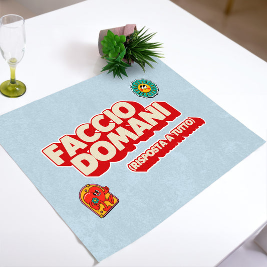 Tovaglietta Trend Americana "FACCIO DOMANI"