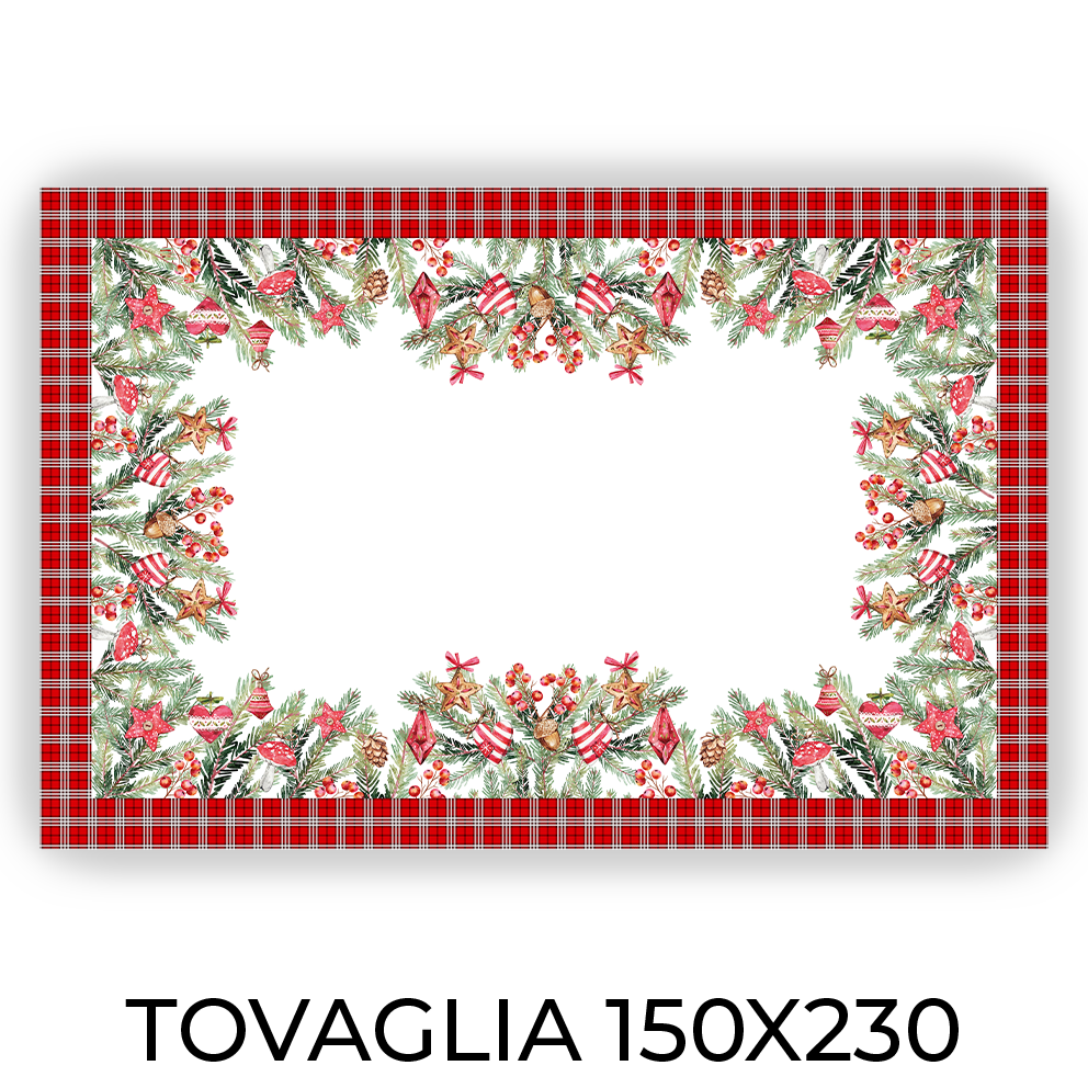Tovaglia NATALE SCOZZESE
