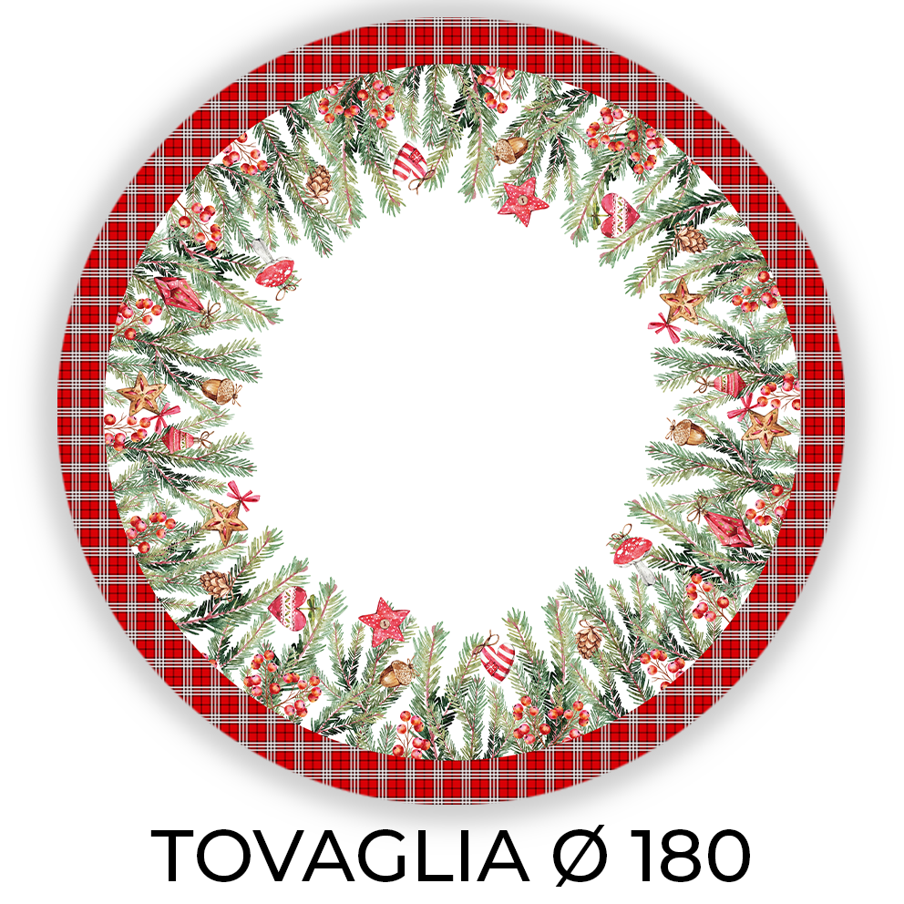 Tovaglia NATALE SCOZZESE