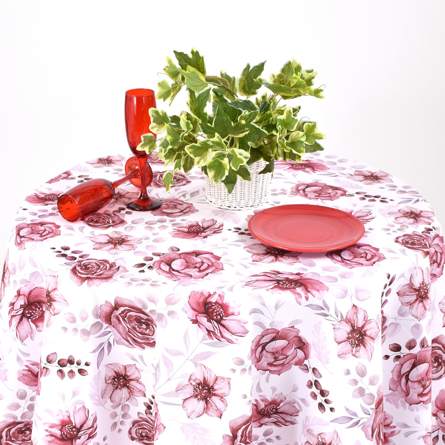 Tovaglia SHABBY CHIC RED ALL-OVER