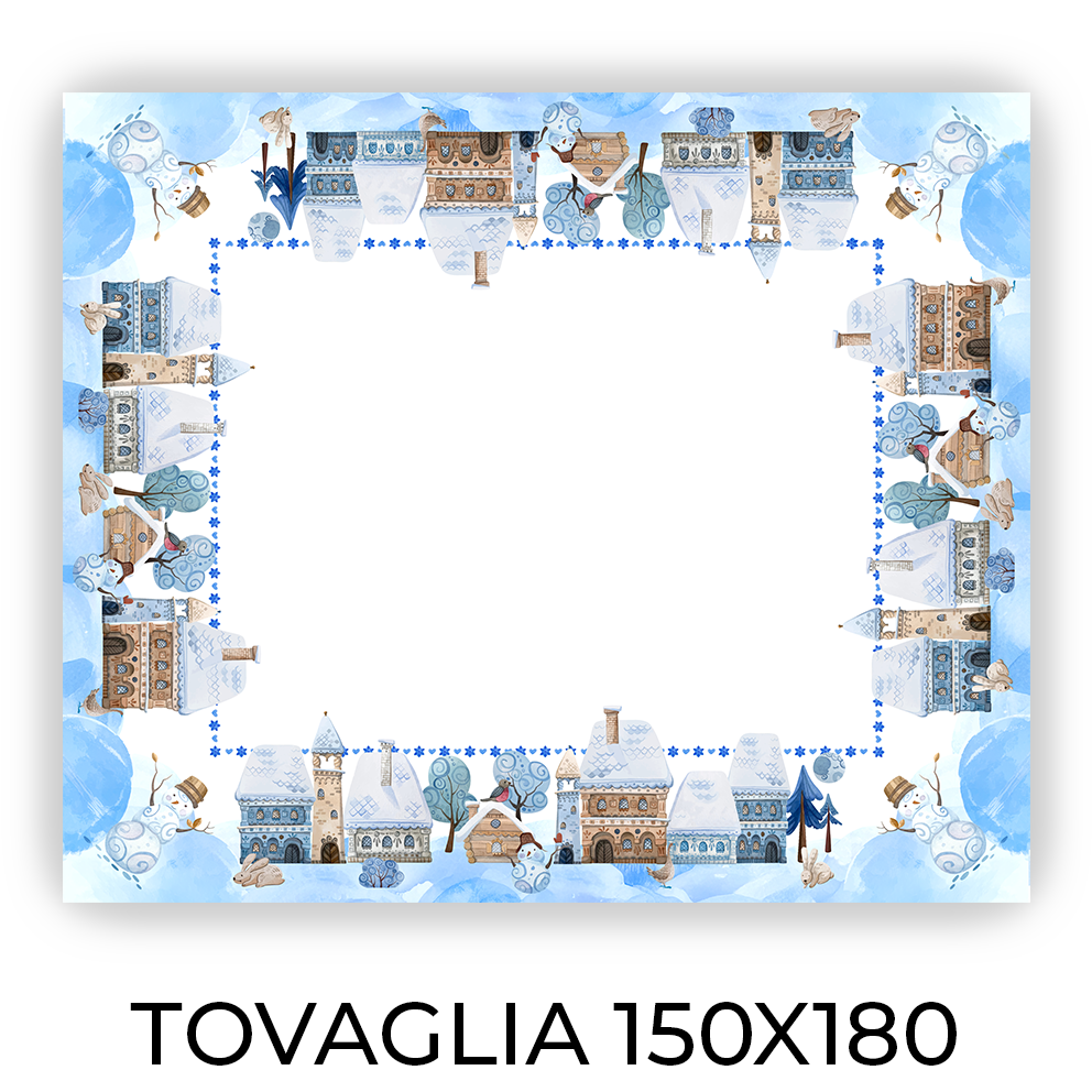 Tovaglia PAESAGGIO D'INVERNO