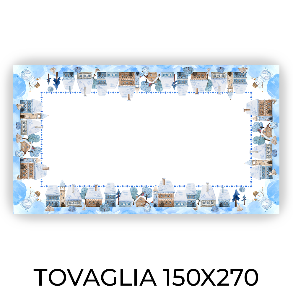 Tovaglia PAESAGGIO D'INVERNO