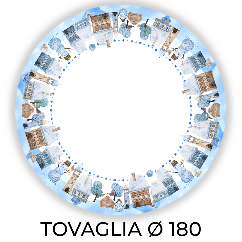 Tovaglia PAESAGGIO D'INVERNO
