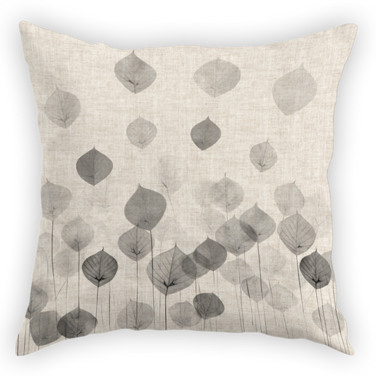 Cuscino arredo FOGLIE DELICATE GREY