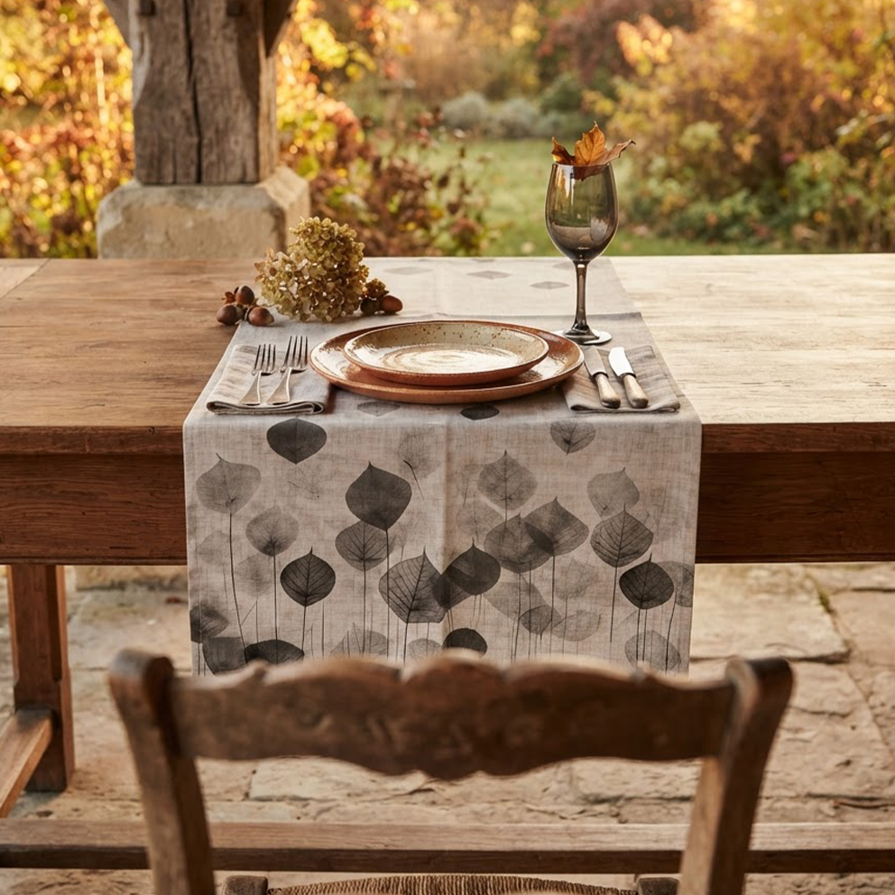 Runner FOGLIE DELICATE GREY