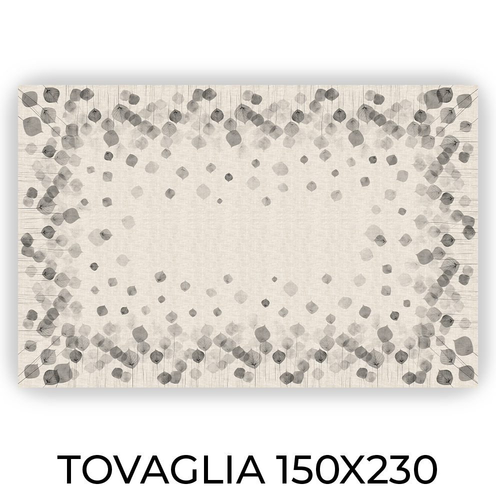 Tovaglia FOGLIE DELICATE GREY