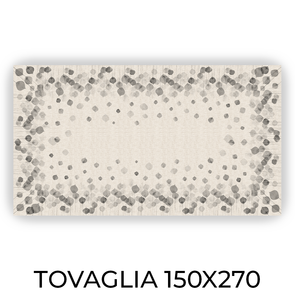 Tovaglia FOGLIE DELICATE GREY