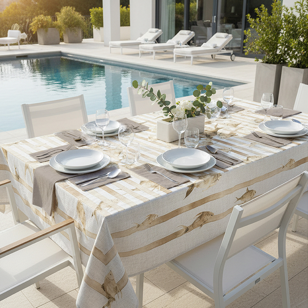 Tovaglia TRAME DI MARE BEIGE