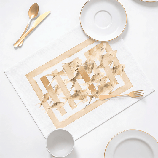 Tovaglietta americana TRAME DI MARE BEIGE