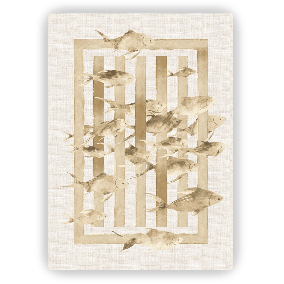 Canovaccio TRAME DI MARE BEIGE