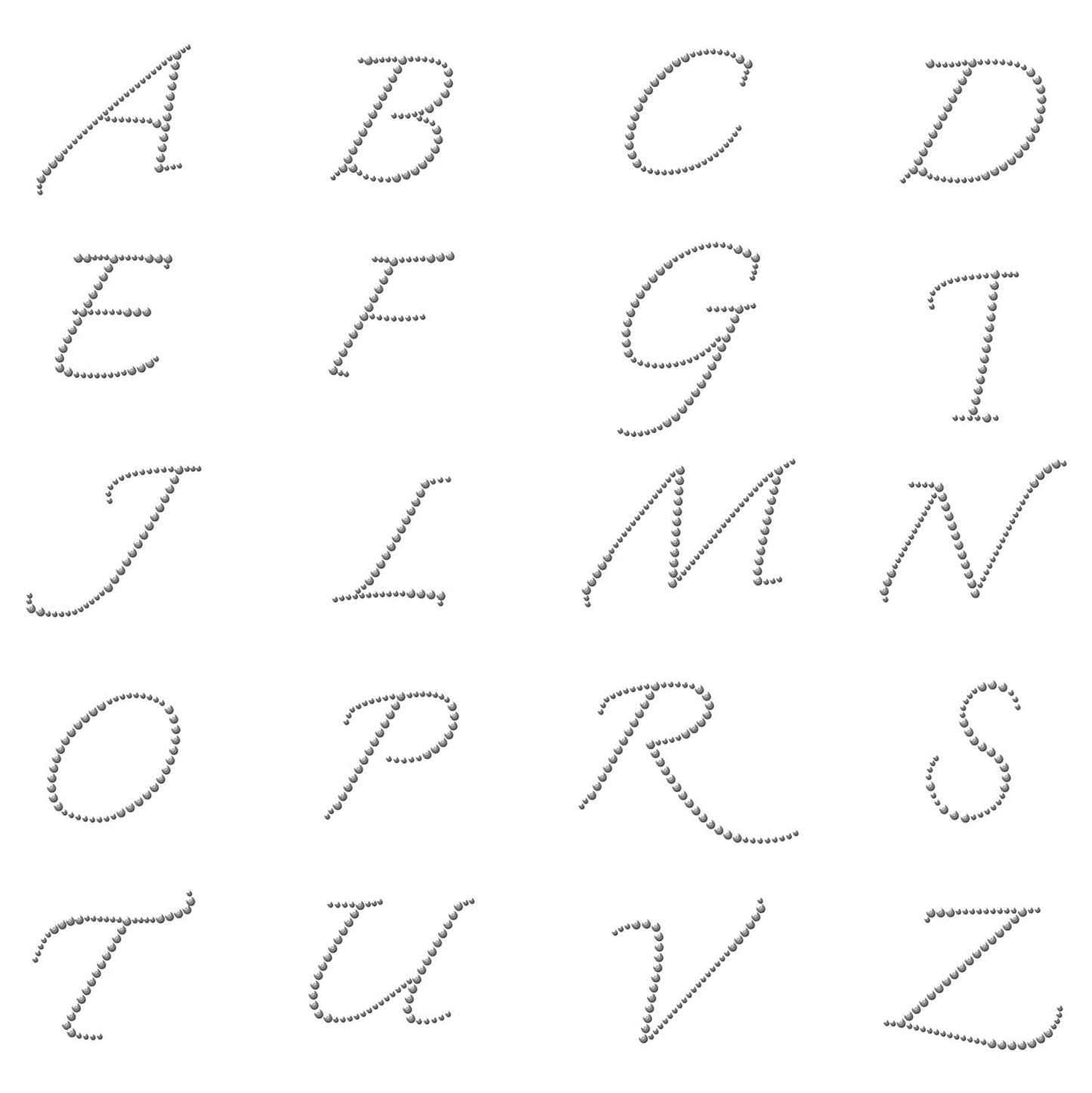 Coppia spugne colore ROSA ANTICO con lettera in strass